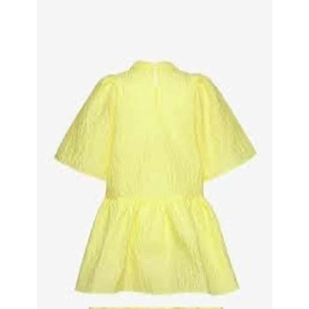 Stella Nova Hiba Lime Yellow Mini Dress, 3/4 bell sleeves, A04, size 44, $52 - Picture 1 of 5